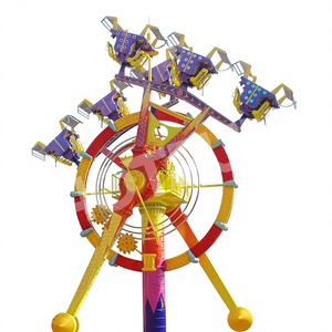 Équipement de parc extérieur certifié CE, construction en fibre de verre, capacité de 24 personnes, manèges extrêmes de parc d'attractions, Paniclock - Product Image 1