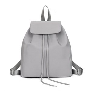Custom Printing Drawstring <b>Backpack</b> <b>Women</b> PU Leather Shoulder Bag for School Travel Daily Use Low MOQ Minimalist Lightweight - Product Image 2