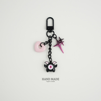 Porte-clés Dark Little Devil Bestie célèbre sur Internet, mini poupée sombre, accessoire de pendentif de sac personnalisé, cadeau exquis