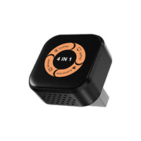 WOOBOOBOX T2 Adaptateur Carplay Android Auto 4-en-1 Boîte de conversion USB C sans fil Dongle Mirrorlink sans fil Orange pour Audi A4L