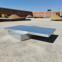 Tôle d'acier galvanisée à chaud Z30-Z275, plaque d'acier soudée et découpée avec revêtement en zinc pour la construction et la toiture
