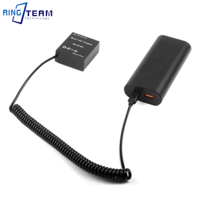 สายไฟแบบขดม้วน TYPE-C PD สำหรับ Olympus <span class=keywords><strong>OM</strong></span>-D E-M5 <span class=keywords><strong>II</strong></span> E-<span class=keywords><strong>M1</strong></span>ปากกา E-P5กล้องดิจิตอลสามารถใช้ได้ PS-BLN1 BLN-1 BLN1แบตเตอรี่จำลอง - Product Image 4