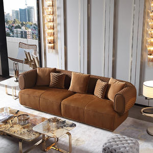 <span class=keywords><strong>Canapé</strong></span> d'angle Furnistyle, nouveau design, qualité confortable, 1, <span class=keywords><strong>2</strong></span>, 3 ou 4 <span class=keywords><strong>places</strong></span>, tissu <span class=keywords><strong>nubuck</strong></span>, style italien moderne et luxueux pour salon - Product Image 2