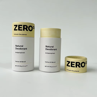 Tube de baume à lèvres mini 5g écologique fait main de haute qualité, conteneur de déodorant robuste, emballage anti-graisse et durable