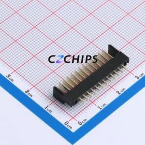 XDCZ-20M1-12P Button & Strip Battery Connector SMD Connector Gold -40℃~+85 - Product Image 2