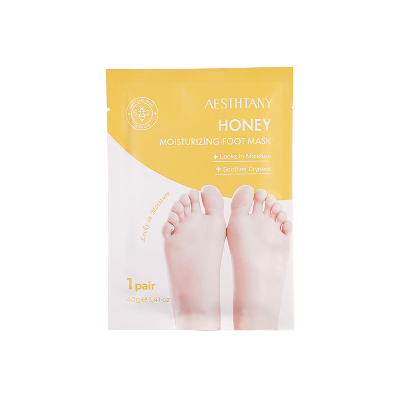 D2WAES29384M Masque hydratant pour les pieds à l'extrait de miel