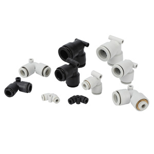 Conector Neumático de Codo Sway, Accesorios de Latón y Plástico, Conector de Tubería de Aire, Reductor para Uso Industrial - Product Image 1