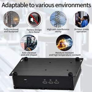 Partaker 11th Gen Fanless Industrial Mini PC I7 1165G7 I5 1135G7 Sistema Barebone Computer 2xDDR4 Ram Slot HD VGA 7 * USB WiFi - Product Image 5