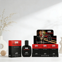Hanna's Secret – Eau de Parfum Homme 50ML Prête à l'Expédition – Parfum Boisé Épicé Riche – Flacon Noir Texturé – Idéal pour les Rendez-vous et les Occasions Sociales
