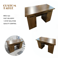 Meubles de bureau modernes et durables, poste de travail ergonomique modulaire pour le personnel de l'entreprise avec tiroirs, table de bureau à domicile