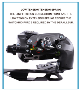 Dérailleur arrière de bicyclette à fixation directe 18 21 24 vitesses - Product Image 6