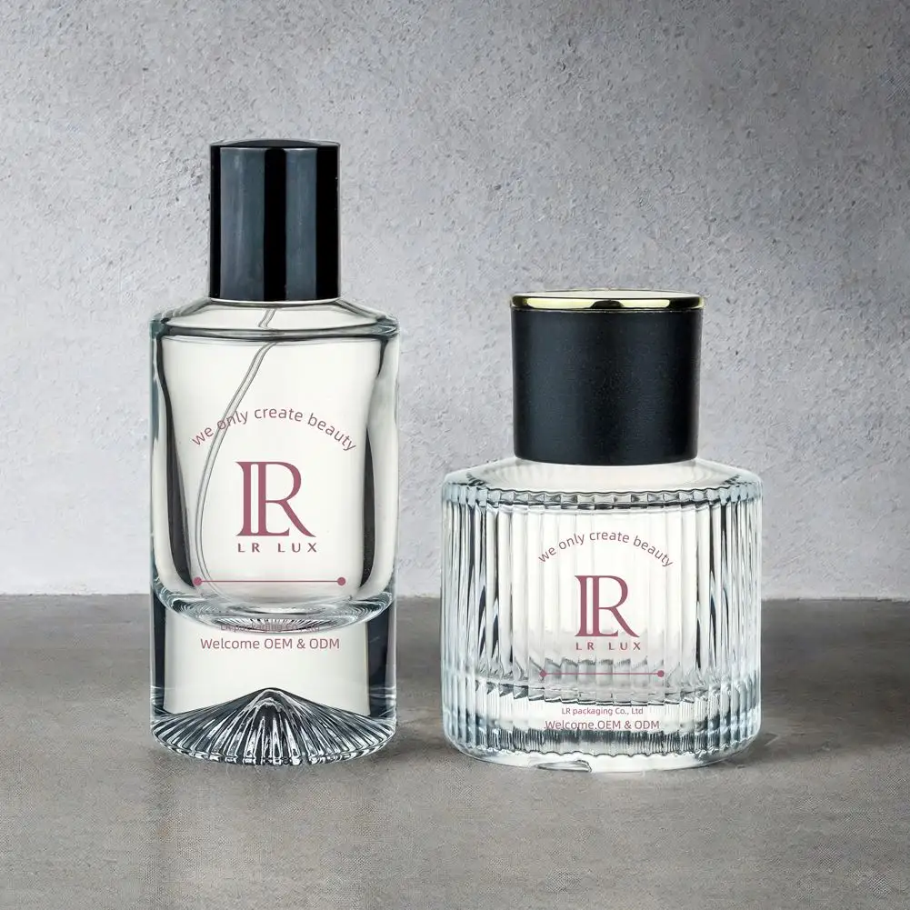 Produk baru parfum semprot 8Ml gradien berputar warna parfum unik botol