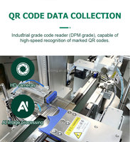 Machine de marquage laser à fibre 50W pour codes QR, à alimentation automatique, avec inspection frontale des pièces métalliques, multifonctionnelle IA, marque BMG, usine de Guangzhou