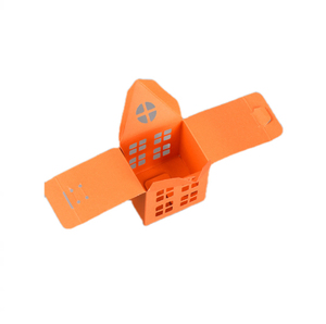 Luxury quality chocolate candy small paper box packaging Foldable House Shape Wedding Favor Gift Box