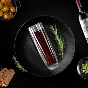 Verre à cocktail réutilisable à double paroi de style luxe léger allemand, flûte à vin rouge pour mariage, restaurant, <span class=keywords><strong>liqueur</strong></span>, vin mousseux - Product Image 5