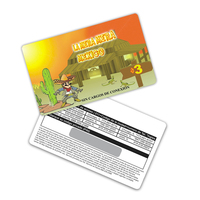 Impression personnalisée longue carte de jeu à gratter prépayée carte de loterie à gratter