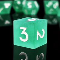 Jeu de dés polyédriques givrés à bords vifs à prix d'usine pour le jeu de rôle Dungeons and Dragons DND