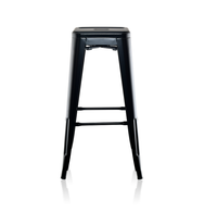 Tabouret de bar industriel moderne en métal avec finition thermolaquée, mobilier commercial pour bars et autres espaces commerciaux