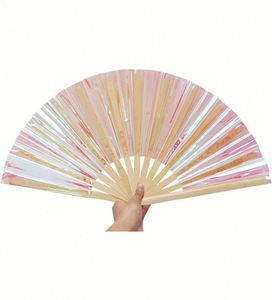 Abanico Plegable Grande Personalizado de Alta Calidad de 13 Pulgadas para Eventos y Fiestas - Product Image 4