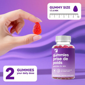 Bonbons gélifiés personnalisés de haute qualité pour adultes : Vitamines, soutien au collagène et éclaircissement de la peau féminine - Product Image 6