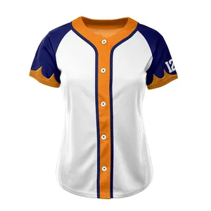 女性成人定制棒球运动衫垒球运动衫运动服t恤印有个性化姓名号码