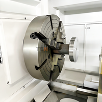 Tour CNC horizontal automatique haute précision TENAKS CK6163 à 2 axes, robuste, avec système de commande GSK, broche simple et banc plat
