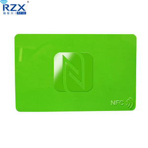بطاقة أعمال قابلة للبرمجة NFC PVC CR80 تشفير URL البطاقة الذكية HF RFID البطاقة الذكية لمشاركة وسائل التواصل الاجتماعي والدفع - Product Image 3