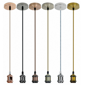Vintage E27 Plated Pendant <strong>Lamp</strong> <strong>Holder</strong> Antique Bronze Aluminum Base Perfect for <strong>Rustic</strong> Restaurant and Farmhouse Style <strong>Ceiling</strong> - Product Image 3