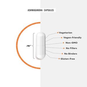 Suplemento de Ashwagandha Personalizado con Pimienta Negra para Adultos, Mejora el Estado de Ánimo y el Estrés, las Mejores Cápsulas de Raíz de Ashwagandha para Dormir - Product Image 5