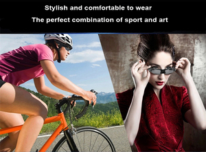 نظارات شمسية ذكية للرجال للبيع بالجملة نظارات شمسية لاسلكية لركوب الدراجات نظارات شمسية مستقطبة سماعات أذن ميكروفون ريفر سبورتس بلاستيك - Product Image 2