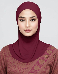 Fornitore Malese Harga Kilang Inner Cap9 Anak Tudung <span class=keywords><strong>Tak</strong></span> Sakit Telinga Bertali Beropol Muat S-XL Reliable Supply Partner - Product Image 4