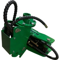 Cisaille hydraulique forestière pour l'abattage des arbres / Tête de récolteuse d'arbres