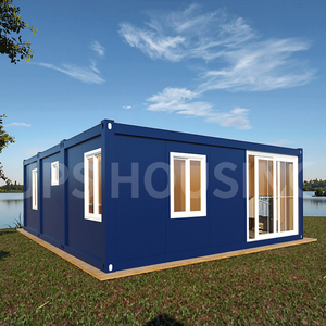 À <span class=keywords><strong>la</strong></span> mode Luxus Life 20 pieds 40 pieds conteneur mobile préfabriqué bureau isolation phonique prêt à l'emploi pour maison utilisation en plein air - Product Image 1