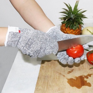 Gants de protection anti-coupure haute performance en HPPE tricoté, certifiés EN388, pour travaux extérieurs et sécurité en cuisine - Product Image 5