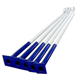 Lámpara de energía solar de alta calidad para exteriores, farola blanca de 5m 6m 8m 10m, venta al por mayor - Product Image 1