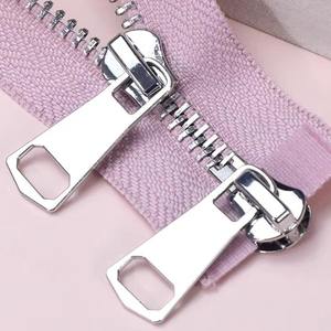 Hengda Fabriek Op Maat Gemaakte Hoge Kwaliteit Zinklegering 2-koppige Rits Dubbele Rits Schuif voor Trolleytas Ritsentrekkers - Product Image 6