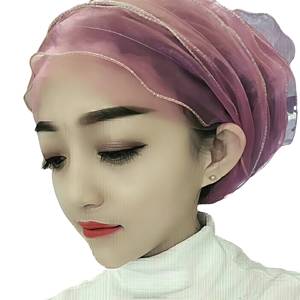Muslim Beaded Turban Turkish Style 2026 Breathable Eco-friendly All-Season Party Cycling Beach Hat Women's Universal Size - Product Image 1