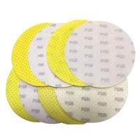 Disque de ponçage en maille de haute qualité 225 mm, disque abrasif de ponçage de 9 pouces, disque de ponçage jaune pour polissage