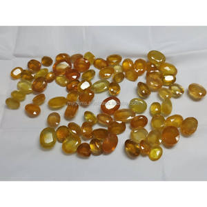 Saphir jaune naturel en vrac, pierre précieuse en verre, taille libre, prix de gros pour la fabrication de bijoux - Product Image 1