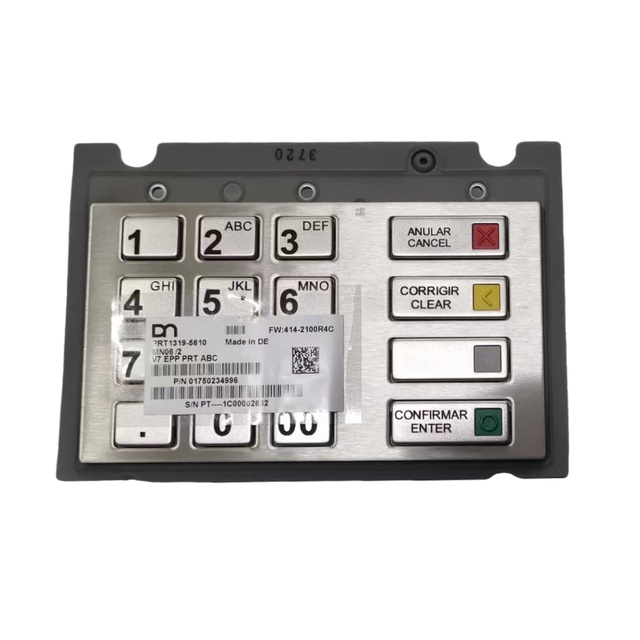 Original Diebold V7 EPP Encrypted PIN Pad Keyboard Secure ATM Keypad 01750234996