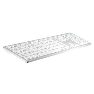 คีย์บอร์ดไร้สายคุณภาพสูงแบบ OEM รูปแบบภาษาสเปน คีย์บอร์ดบลูทูธ Teclado Holografico สำหรับ Macbook - Product Image 4