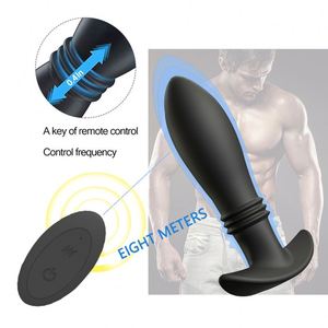 Nuevo Diseño 2024, Control Remoto, Tapón <span class=keywords><strong>Anal</strong></span> para Adultos con 10 Modos de Vibración, Resistente al Agua IPX6, Tapón <span class=keywords><strong>Anal</strong></span> Recargable para Hombres - Product Image 5