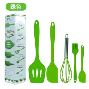 Accesorios para el Hogar y la Cocina en Oferta, Juego de 5 Utensilios de Cocina de Silicona Resistentes al Calor, Espátulas para Cocinar - Product Image 6