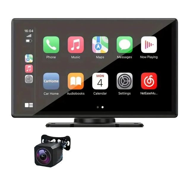 9-Inch GM Central Control  Wireless Carplay Portable Screen IPS Type Video Recorder for Car Machine Navigation Dash Cam