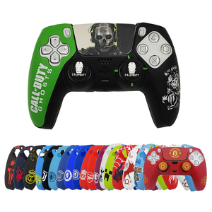 Housse de protection en silicone personnalisée avec impression de club de football pour manette de jeu <span class=keywords><strong>Sony</strong></span> Playstation <span class=keywords><strong>5</strong></span> PS5 Dualshock - Product Image 1