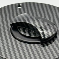 Tapa de Tanque de Combustible de Aleación de Aluminio sin Llave TERA de Alta Calidad para Motocicleta, Impresión Hidrográfica CNC, Montaje con Tres Tornillos
