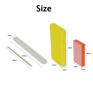 États-Unis livraison gratuite 800 ensembles/carton soins des ongles professionnels 4 pièces Kit de <span class=keywords><strong>manucure</strong></span> pédicure pour Salon de beauté des ongles - Product Image 4