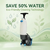 Nettoyeur-sécheur de sols sans fil CleanHorse K3 650W, autolaveuse portative à batterie pour entrepôts industriels et gymnases