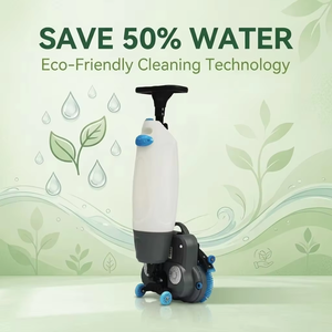 Nettoyeur de sols commercial intelligent portable CleanHorse K3, moteur 650W, autolaveuse autoportée pour entrepôts industriels et gymnases - Product Image 3