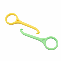 Outil orthodontique dentaire en silicone pour retirer les aligneurs, saveur menthe, en forme de sac, crochet pour protège-dents, certifié ISO